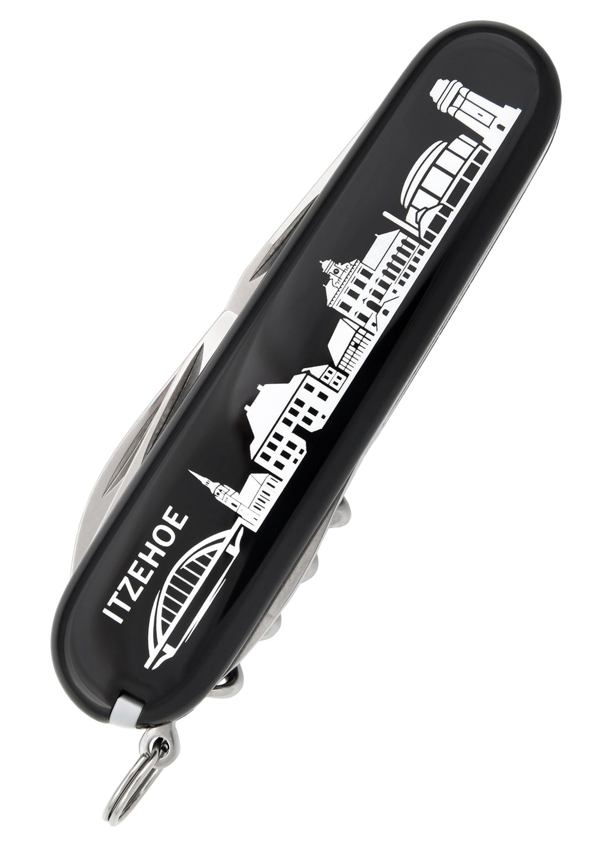Couteau suisse Victorinox Spartan noir, édition Itzehoe