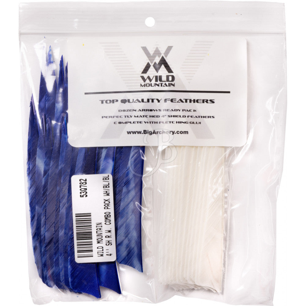 Plumes Naturelles Wild Mountain 4"SH COMBO