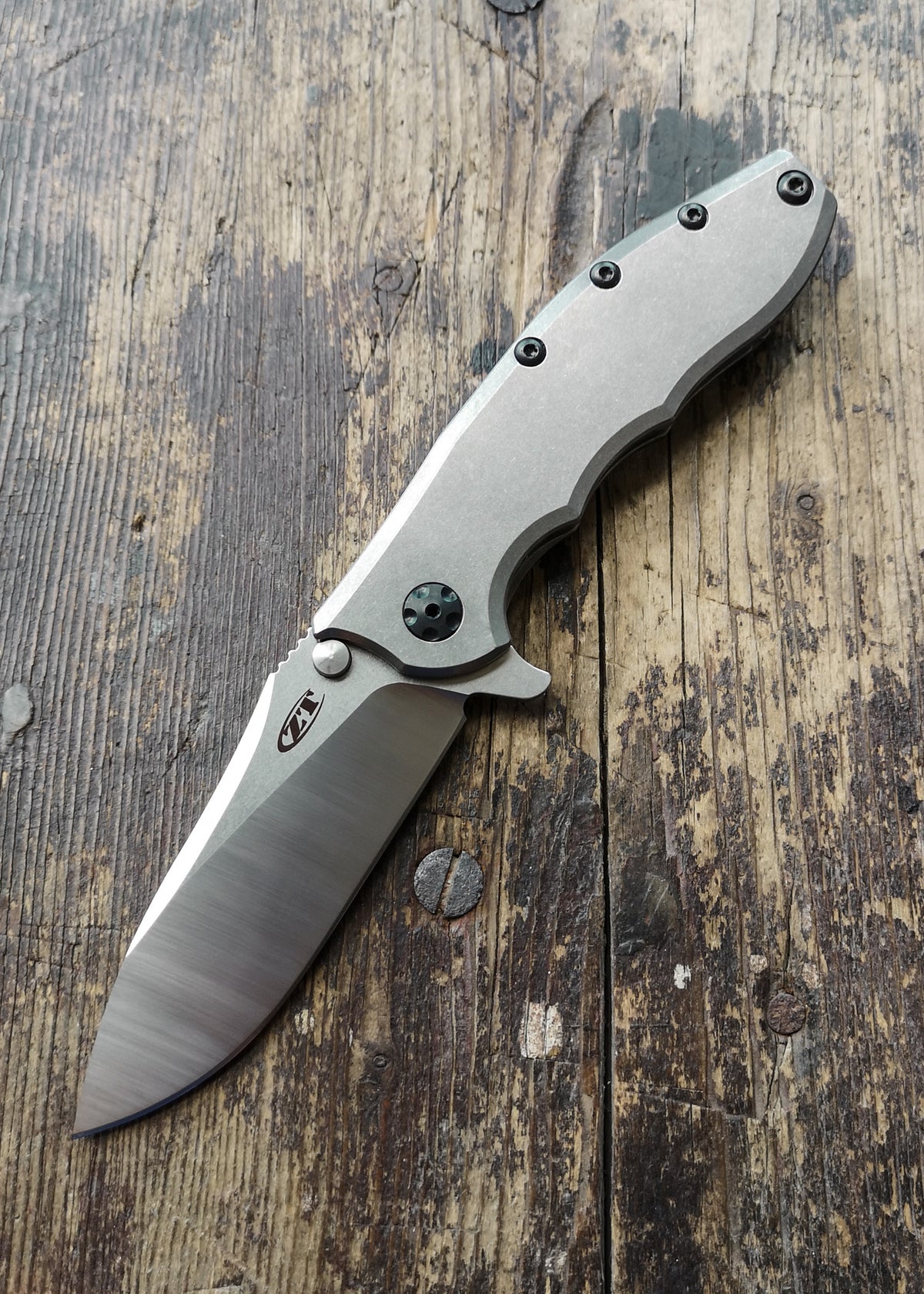 Couteau pliant Zero Tolerance 0562TI Hinderer manche titane